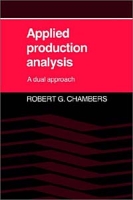 Applied Production Analysis: A Dual Approach артикул 13501c.